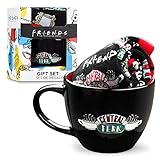 FRIENDS Tasse Central Perk Set Tasse und Socken Serie Fanartikel