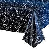 Weltraum Tischdecke Kinder Blau 274x137 cm Weltraum Tischdeko...