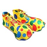 Poluka Clownschuhe große Regenbogen-Clownschuhe lustige...