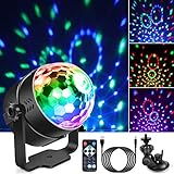 Discokugel, SEBRUANC Disco lichter LED Party lights Musikgesteuert...