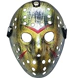Boolavard Horror Mask Halloween-Kostüm Hockeymaske Party Cosplay...