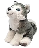 Wild Republic Cuddlekins Mini Husky, Stofftier, Baby-Geschenk für...