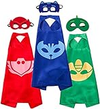 Migii 3 Pack Pyjama Helden Superhelden Kinderkostüm Kinder Kostüme,...
