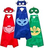 Migii 3 Pack Pyjama Helden Superhelden Kinderkostüm Kinder Kostüme,...