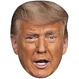 Celebrity Cutouts Donald Trump (Eyebrow) Maske aus Karton