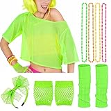 iZoeL Netzshirt Netzoberteil Netztop 10tgl. 80er Jahre Outfit...
