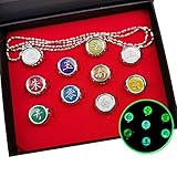 Miotlsy Naruto Rings Set in Box, Leuchtend Naruto Rings Set Neu in Box...