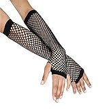 Beautys Love Netz-Handstulpen lang Damen schwarz one size