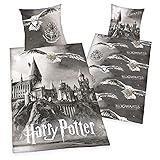 Harry Potter Wende Bettwäsche Hogwarts 2tlg 135 x 200 cm 80 x 80 cm