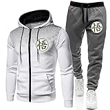 Son Goku T-Shirt Hoodie und Hose Sweatsuit Herren Sport...