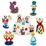 Alice im Wunderland Mini Figuren Set 6 pcs, Geburtstags Party Liefert...
