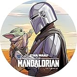 Dekora - Star Wars Mandalorian Tortendeko - Essbare Dekoration für...