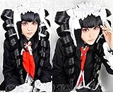 Xinduolei Danganronpa Celestia Ludenberg Cosplay Perücke Schwarze...