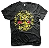 Cobra Kai Offizielles Lizenzprodukt Round Patch Herren T-Shirt...