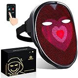 Led Maske mit Bluetooth Programmierbar,Led Masken mit...