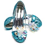 ELSA & ANNA Prinzessin Schuhe Mädchen – Prinzessin Schuhe mit 3 cm...
