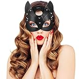 UNOLIGA Halloween Katze Maske Damen, Sexy Venezianische Maske...