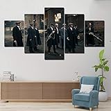 CHUADIAD 5 Paneele, HD-Druck, Gemälde, Peaky Blinders, Leinwandbild,...