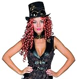Rubies 54461 - Steampunk Wig, Perücke, Rötlich-braune...