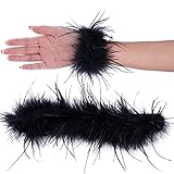 Feder-Schlagarmbänder für Damen, Feder-Handgelenkmanschetten,...