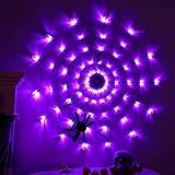 Halloween Spinnennetz Lichter 120 LEDs 8 Modes Lichterketten 1Meter...