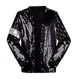 Shuanghao MJ Kostüm Jacke Hosen für Erwachsene Kind Billie Jean...