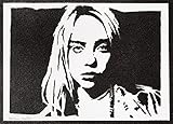 moreno-mata Echtes Handgemachtes Graffiti Bi. Ei. Musik Poster Plakat...