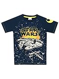 Star Wars Jungen Millennium Falke T-Shirt, Blau, 140...