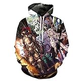 YTQQ-Goblin Slayer-Unisex 3D Pullover Streetwear, Anime Cartoon...