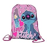Disney Stitch Turnbeutel, Schulrucksack, Jugend Rucksack mit...