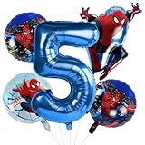 Spider-man Ballon Deko, Geburtstagsdeko 5 Jahr Junge, Spider-man...