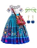 kitimi Mirabel Kostüm Kinder Prinzessinnenkleid mit Umhängetasche,...