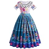 Atorcher Encanto Kostüm für Mädchen Mirabel Dress Up Magic Family...