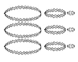 eLander Halsketten-Set, Halskette + Armband + Ring, Tattoo-Halsband...