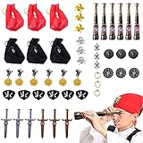 Herefun Piraten Zubehör Set, 42 Pcs Piraten Party Piraten Party...