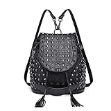 Miss Lulu Mode Rucksack Handtaschen für Frauen Schultergurt mit Kette...