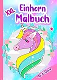 Einhornmalbuch Mädchen ab 4: Zauberhafte Einhorn Motive zum Ausmalen...