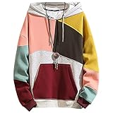 XIAOYAO Hoodie Herren Techwear Kapuzenpullover Hip Hop Long Sleeve...