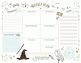 Harry Potter: Weekly Planner Notepad: (Harry Potter School Planner,...