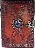 URBAN BOER Le Cuir Leather 3 Moon Lapiz Blue Stone Journal for Men...