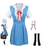 Zenhhrpt Anime Eva Cosplay Schuluniform Kostüm Kleid Uniform Asuka...