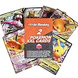 Pokemon Jumbo Karten 2er-Pack, Pokemon Jumbo XXL Cards, 2er-Pack Giant...