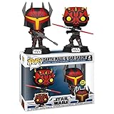 Funko POP Darth Maul & GAR Saxon Glow Dark 2 Pack