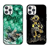 Schutzhülle für Apple iPhone 14 Pro Hülle (2 Stücke), Karikatur...
