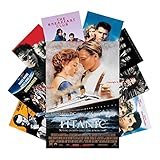 AKBOK 9 Stück Vintage Filmposter Retro Klassische Filmposter 80er...