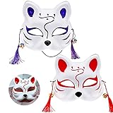 Schicke Katzenmasken mit halbem Gesicht Katzenmaske Kabuki Masken...