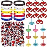 Newtic 80PCS Spiderman Party Supplies, Spiderman Geburtstags...