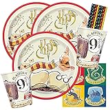 unique/spielum 40-teiliges Party-Set Harry Potter - Teller Becher...