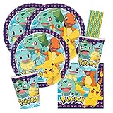 amscan/spielum 40-teiliges Party-Set - Pokemon Teller Becher...