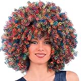 Carnival Toys 2284 - Perücke Clown, bunt